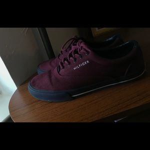 Tommy Hilfiger Maroon Shoes